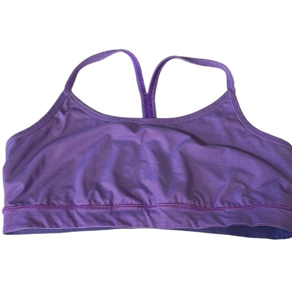 Gapbody Other - Gapbody women’s sports bra purple and white stripe.‎ Size L